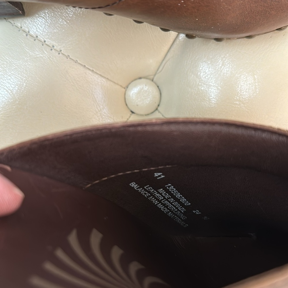 Dansko Brown Genuine Leather Clogs, sz41 - Picture 10 of 11